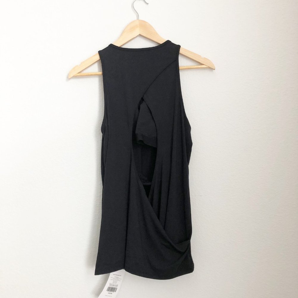 NWT Fabletics Black Tinley Performance Tank - Picture 2 of 4